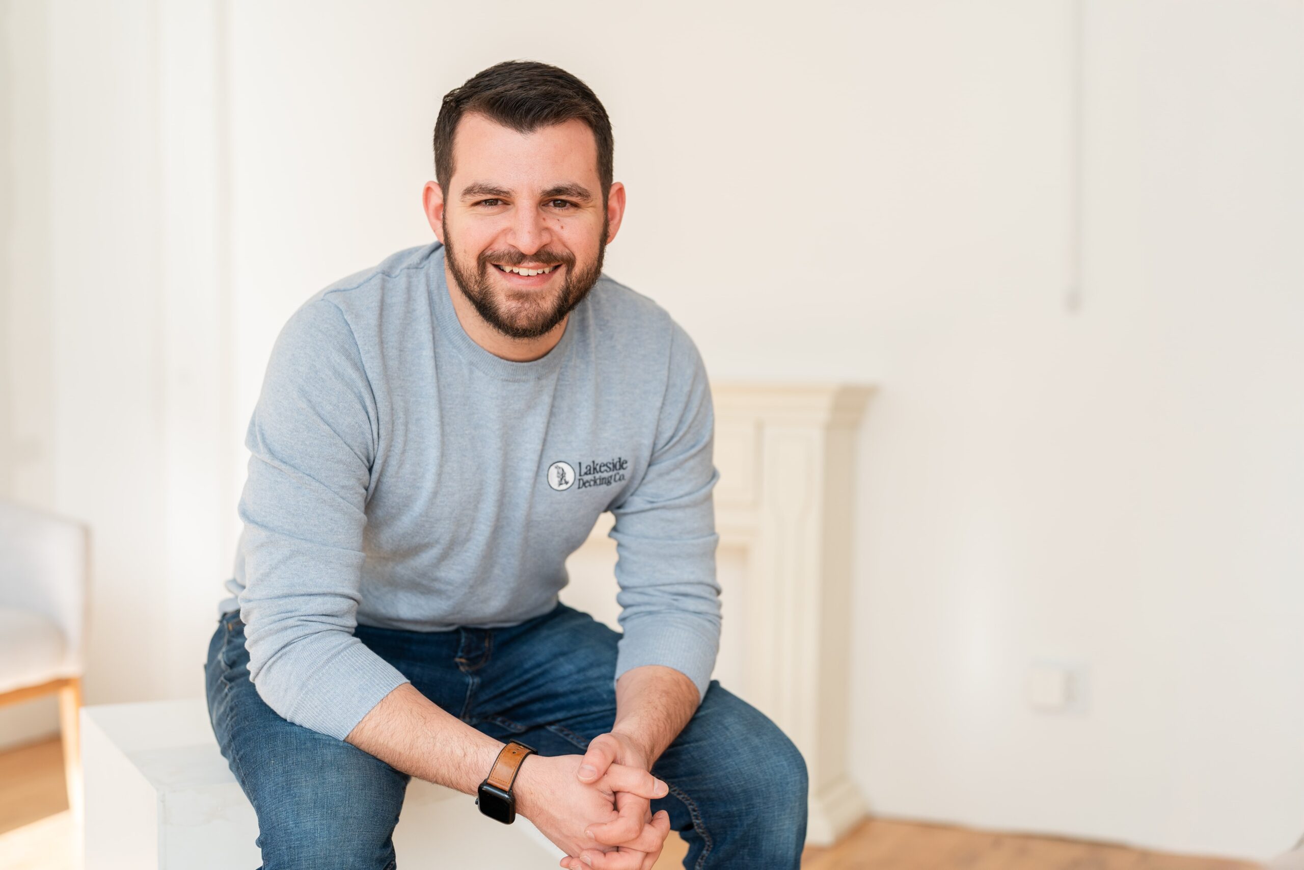 Josh Ferri, owner of Lakeside Decking in Wayzata, Minnesota.